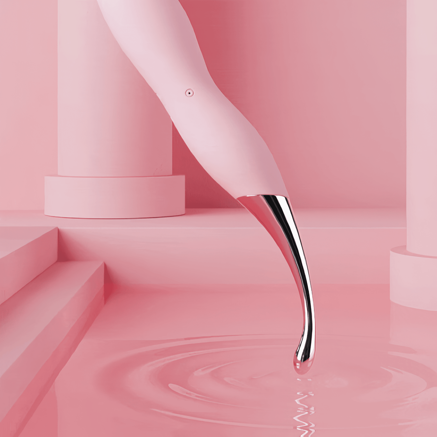 Demo of high-frequency head vibration technology, precisely targeting the G-spot and achieving diffused pleasure.