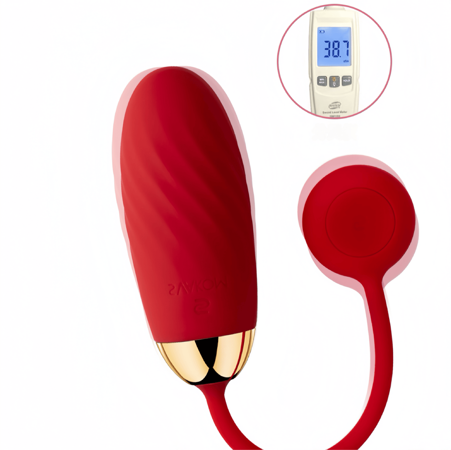 Real footage of the 38.7dB ultra-quiet technology, allowing for use late at night or in public without risk of exposure.