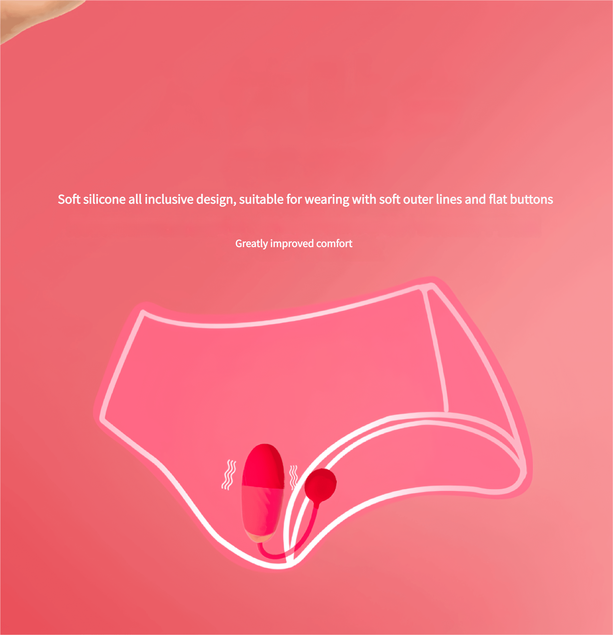 Showcasing its stealth wearable design, the flat buttons perfectly conform to the body's curves, allowing for seamless wear and support for daily activities.