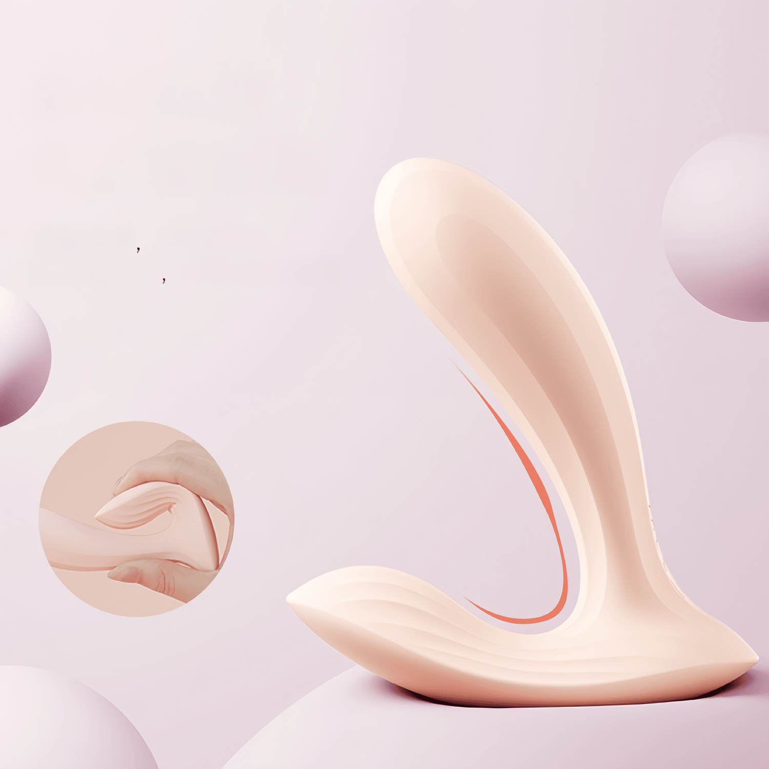 The SVAKOM Erica wearable multi-point vibrator is made of skin-friendly silicone material, ensuring seamless wear.