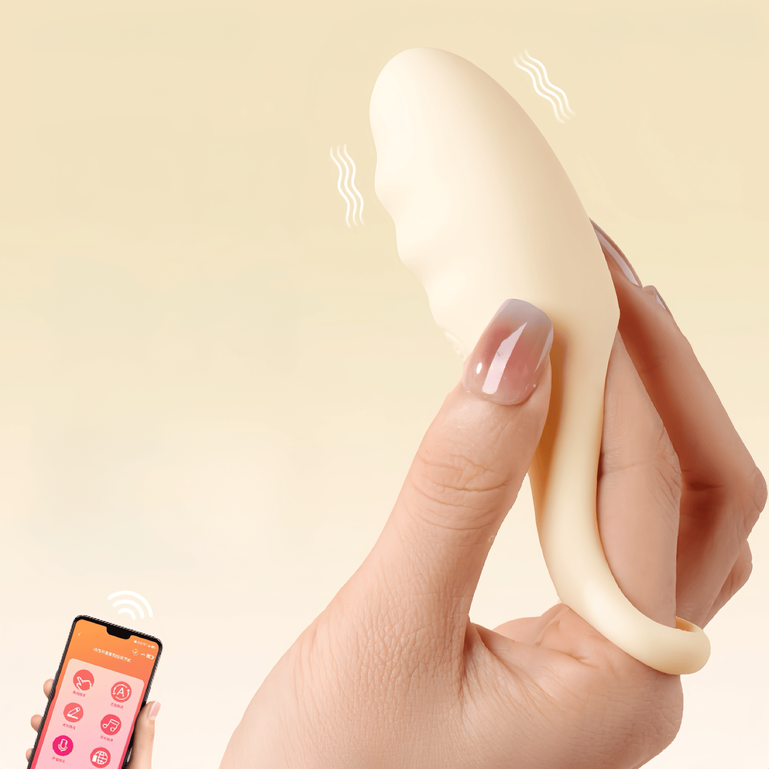 App remote control interface: Showcases tap-and-dash mode, music mode, remote interaction, and other functions