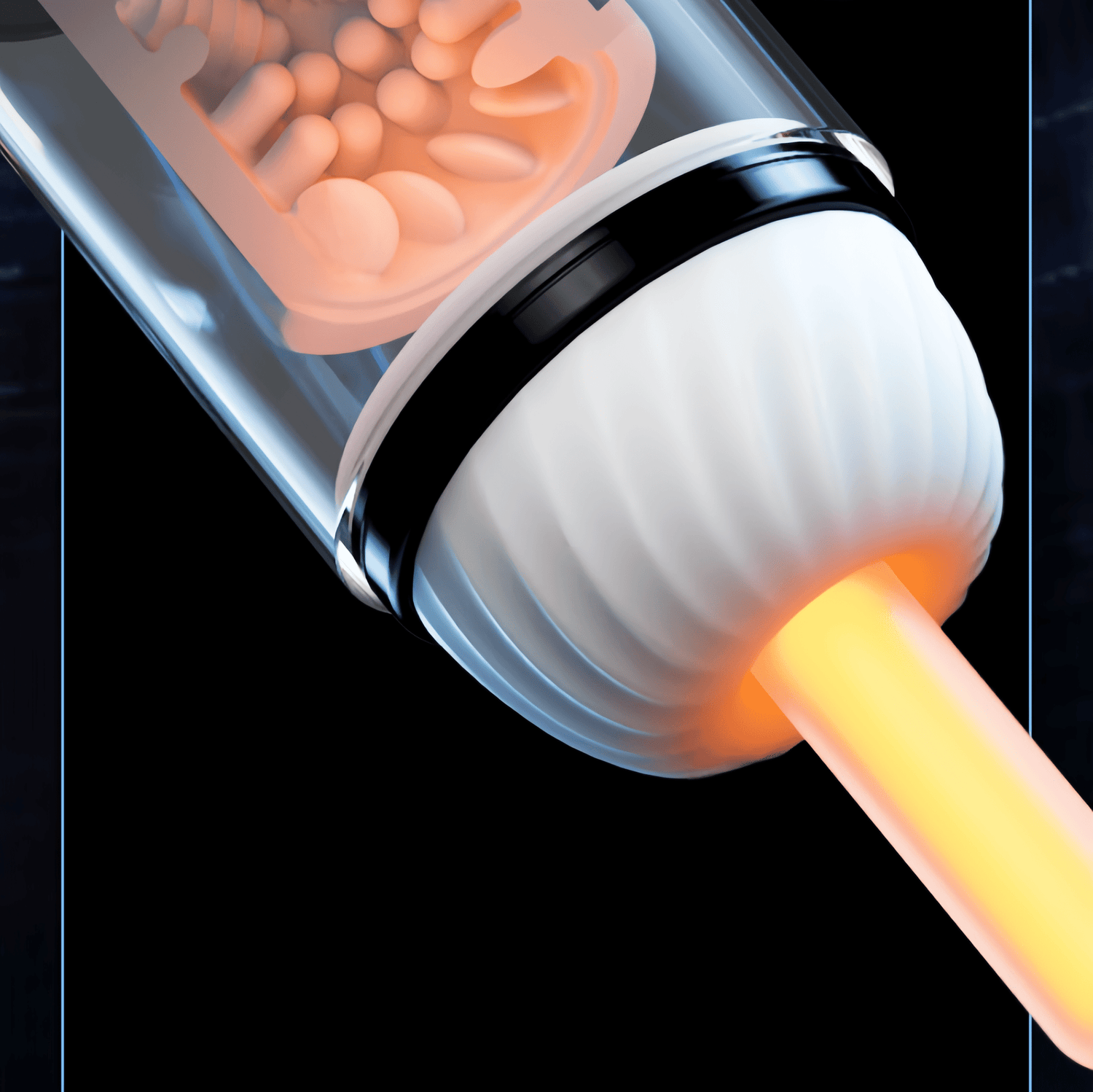 Demonstrating high-frequency retraction performance, up to 300 thrusts/minute (5 thrusts/second), far exceeding the intensity of real-life experiences.