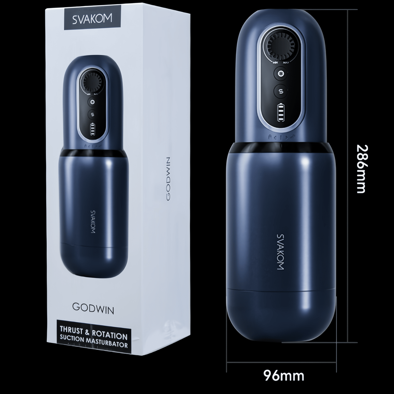 SVAKOM Starship Masturbator Cup: Dimensions: 286*96*96mm, weight: 850g, technologically advanced design, 20° soft TPE material