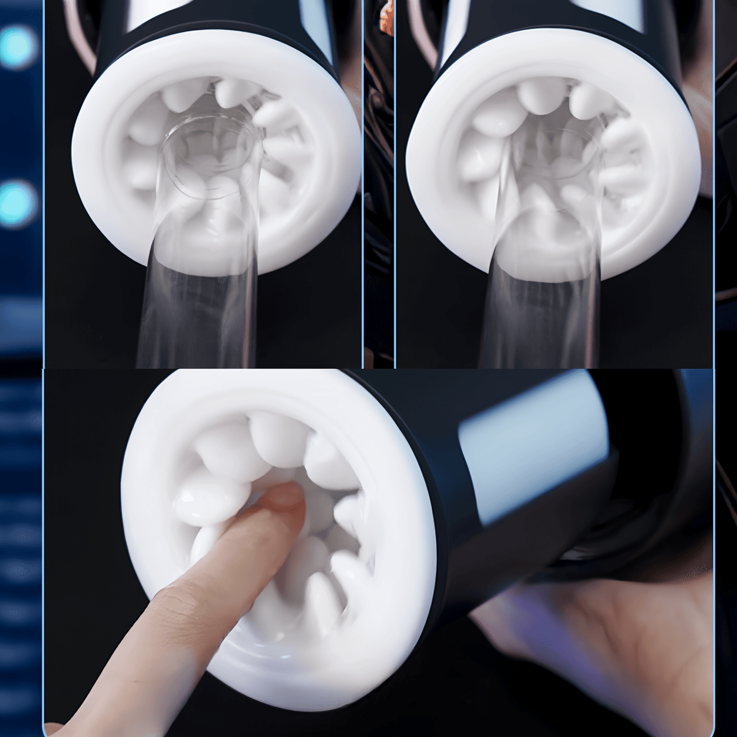 Bidirectional rotation and retraction demonstration, supporting 360° forward and reverse rotation, and a 35mm retraction stroke for full penetration.