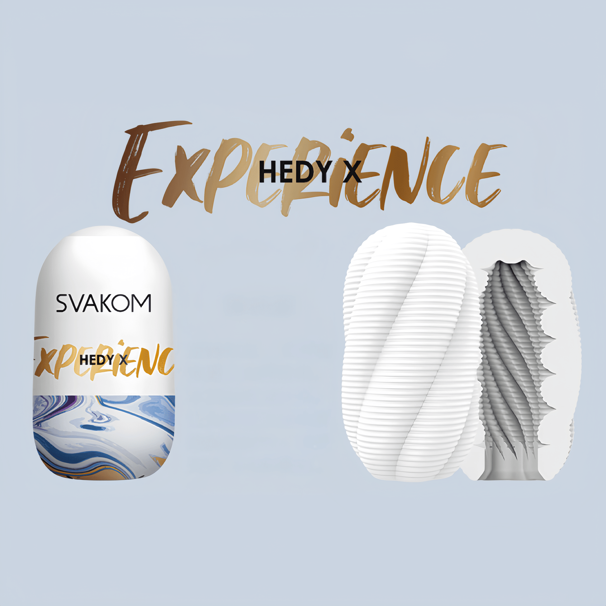 SVAKOM Hedy X Masturbator: Amazing - Spiral Vortex + Rotating Suction