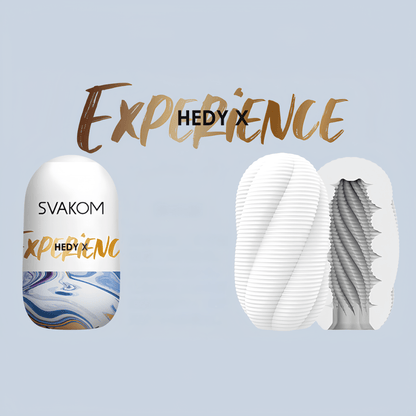SVAKOM Hedy X Masturbator: Amazing - Spiral Vortex + Rotating Suction