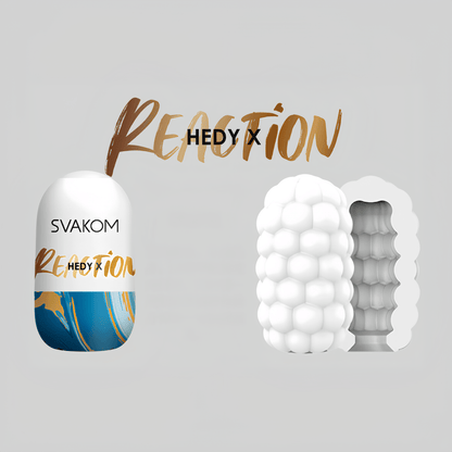 SVAKOM Hedy X Masturbator: Sensitive - Narrow, Flesh Feeling + Numbing Squeeze
