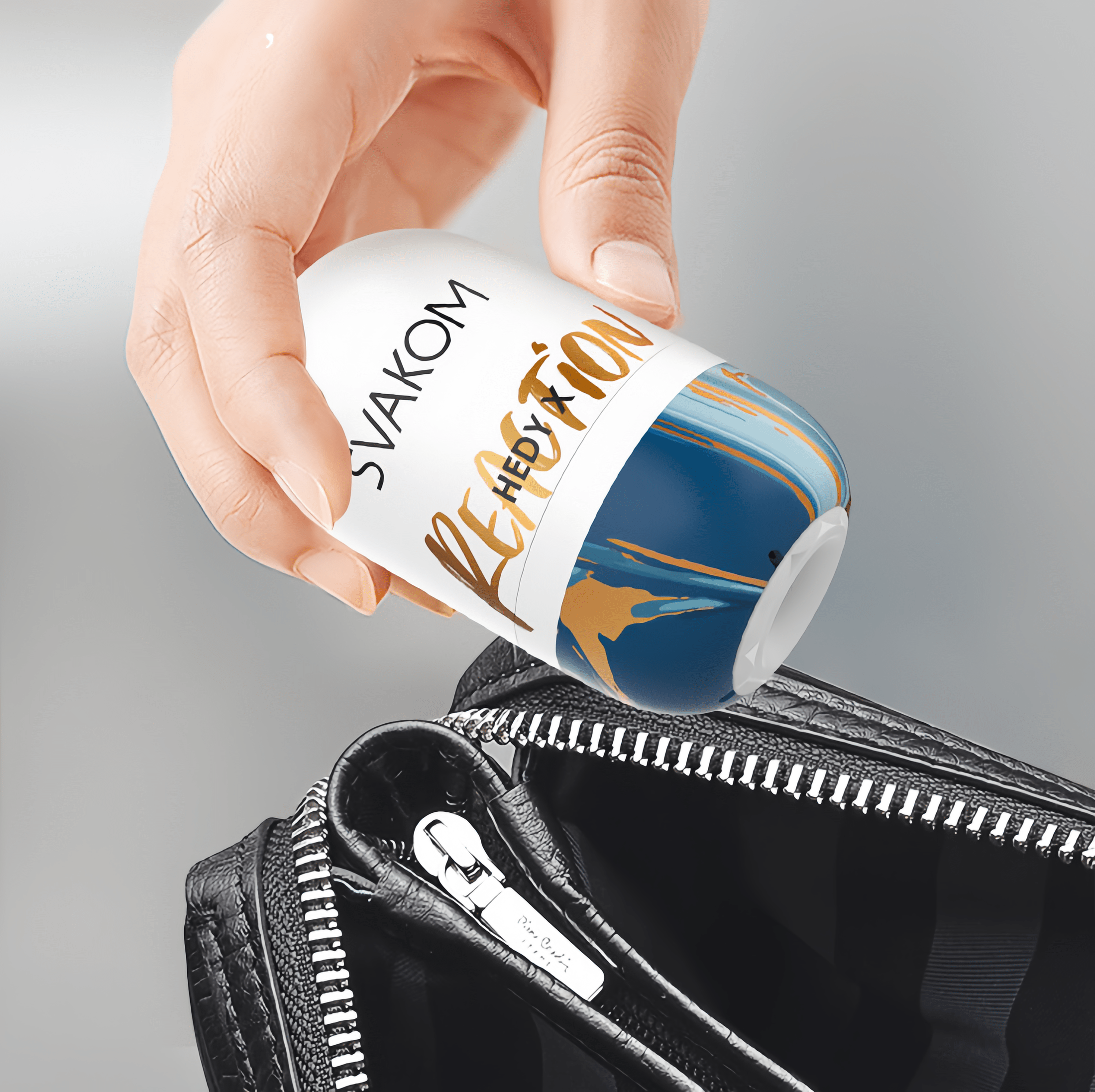 The product is incredibly compact and fits easily into a pocket, purse, or small bag, making it easy to carry around without any burden or awkwardness.