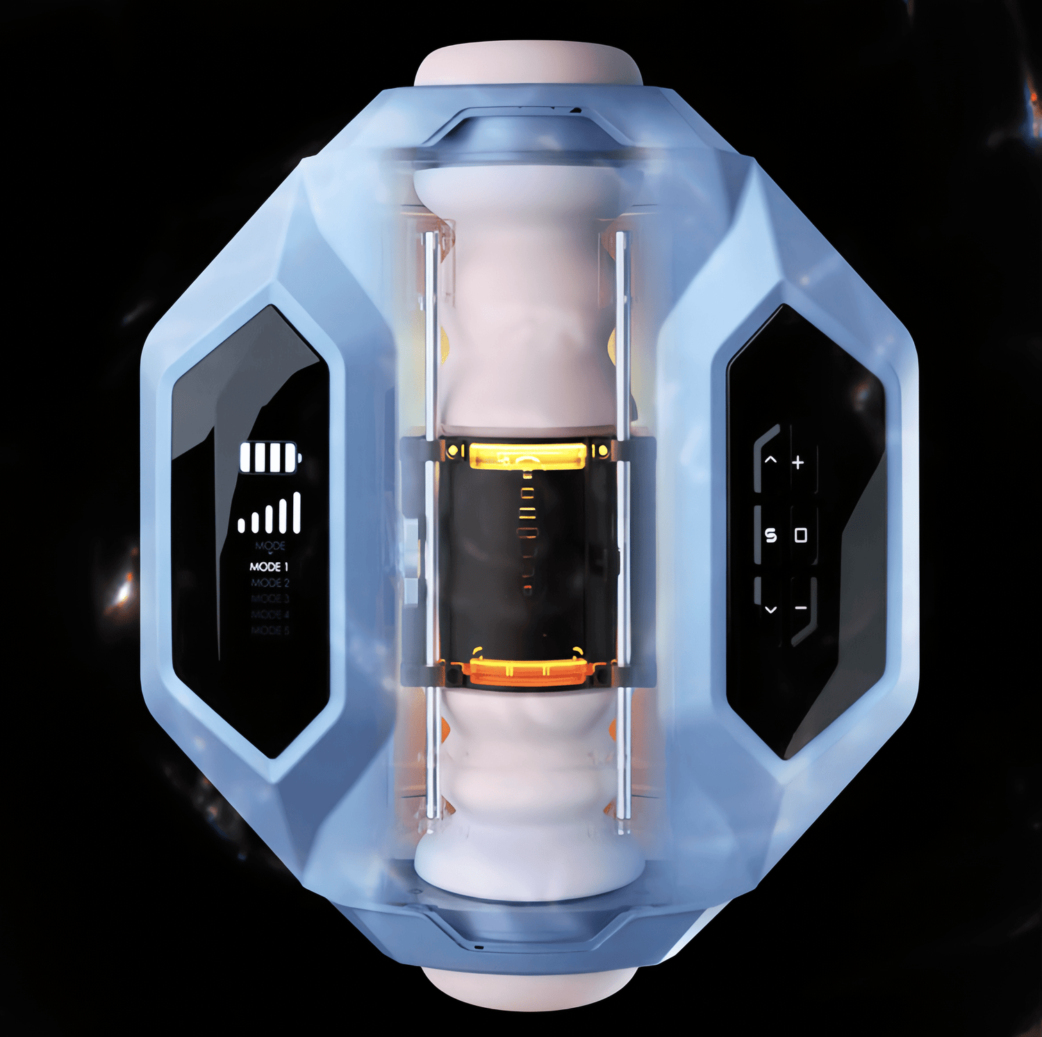 Animation of the powerful extension motor in action, demonstrating high-frequency, full-stroke motion