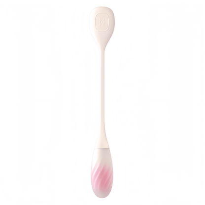 SVAKOM's Flow·Xin dual-layer silicone smart vibrator showcases its appearance, featuring a translucent gradient outer layer for a visually appealing and discreet feel.