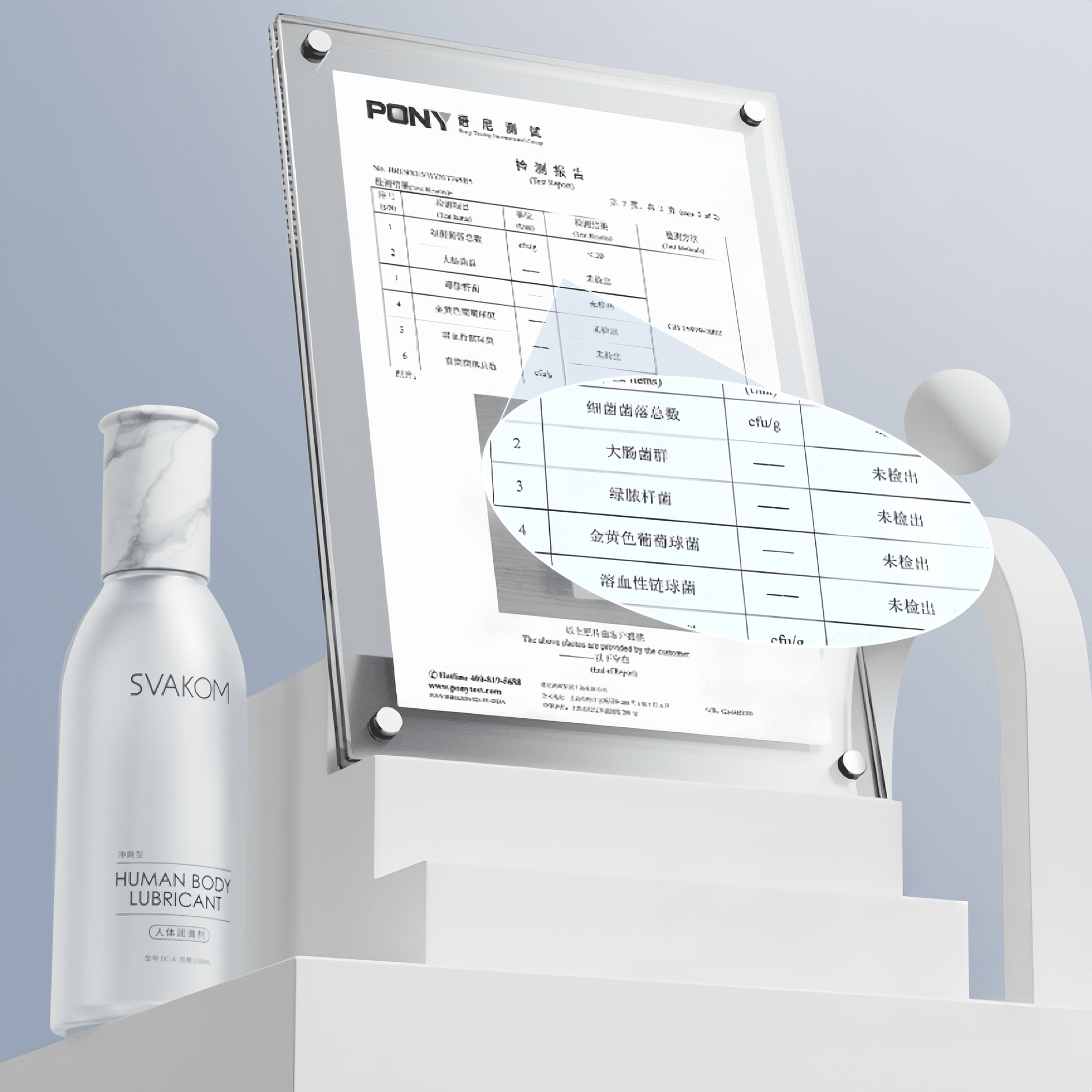 Sterility test report - Bacterial culture zero detection certificate