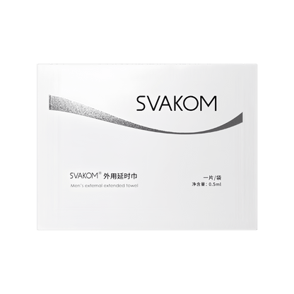 Svakom Men's Herbal Delay Wipes - 5/10 individually packaged