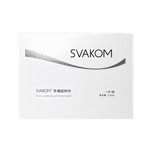 Svakom Men's Herbal Delay Wipes - 5/10 individually packaged