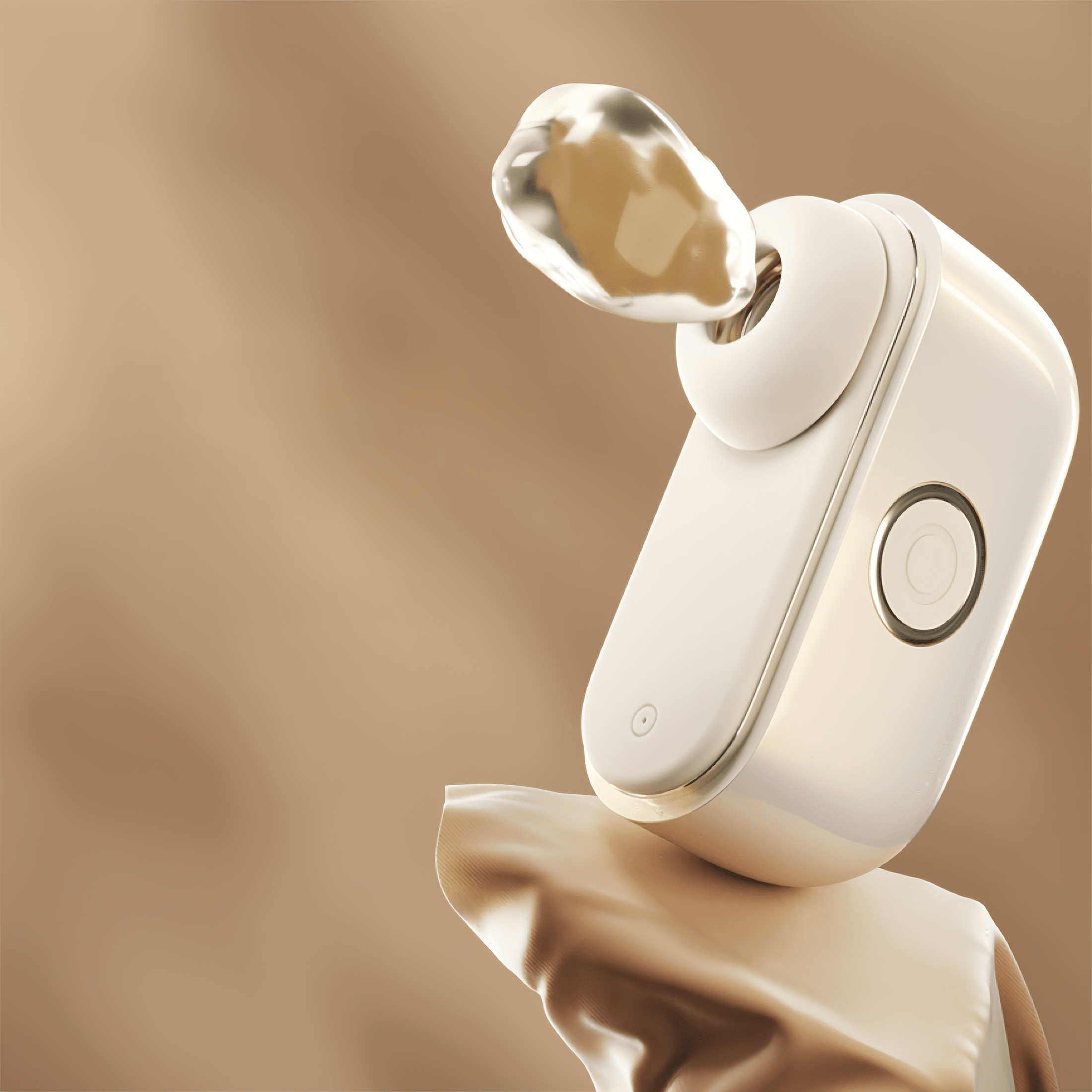 Close-up of the wide-mouth design, simulating the feel of a real kiss, providing full coverage from light pecks to deep kisses.