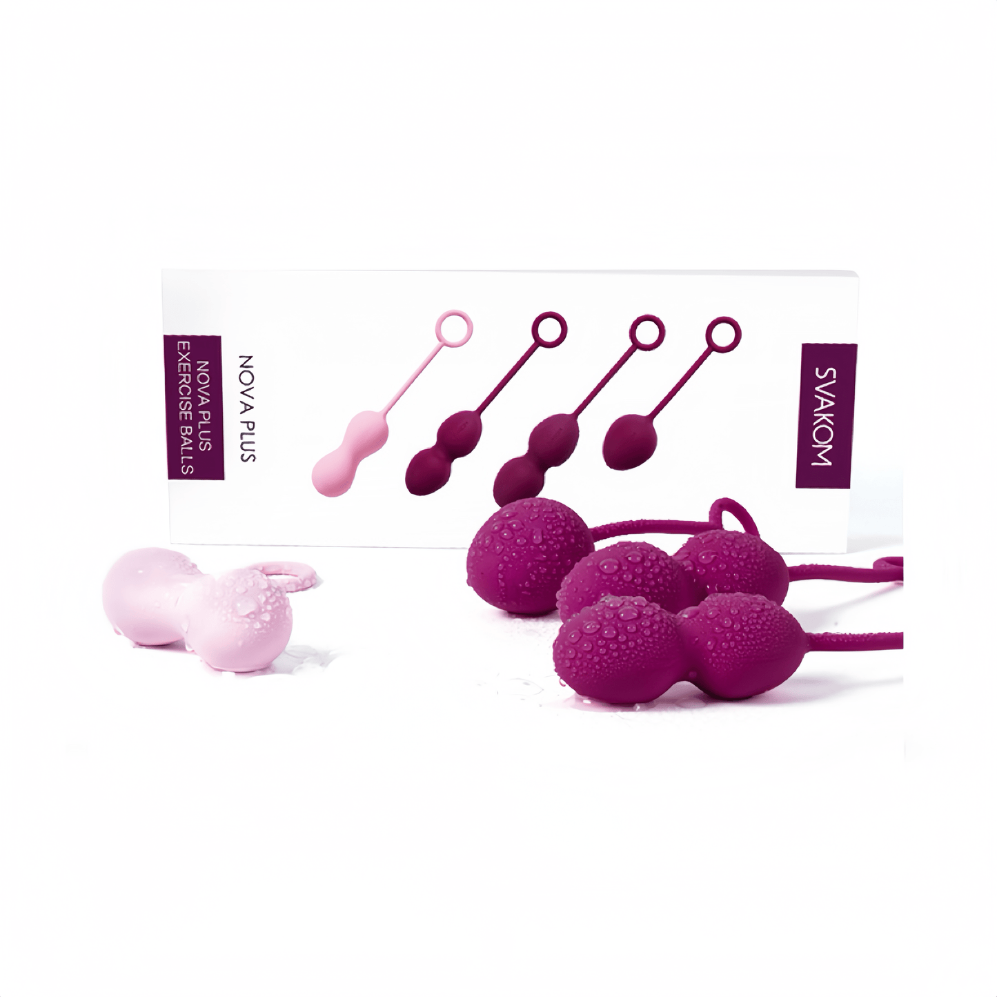 SVAKOM Nova Plus Kegel Exercise Balls and Four-Stage Dumbbell Set