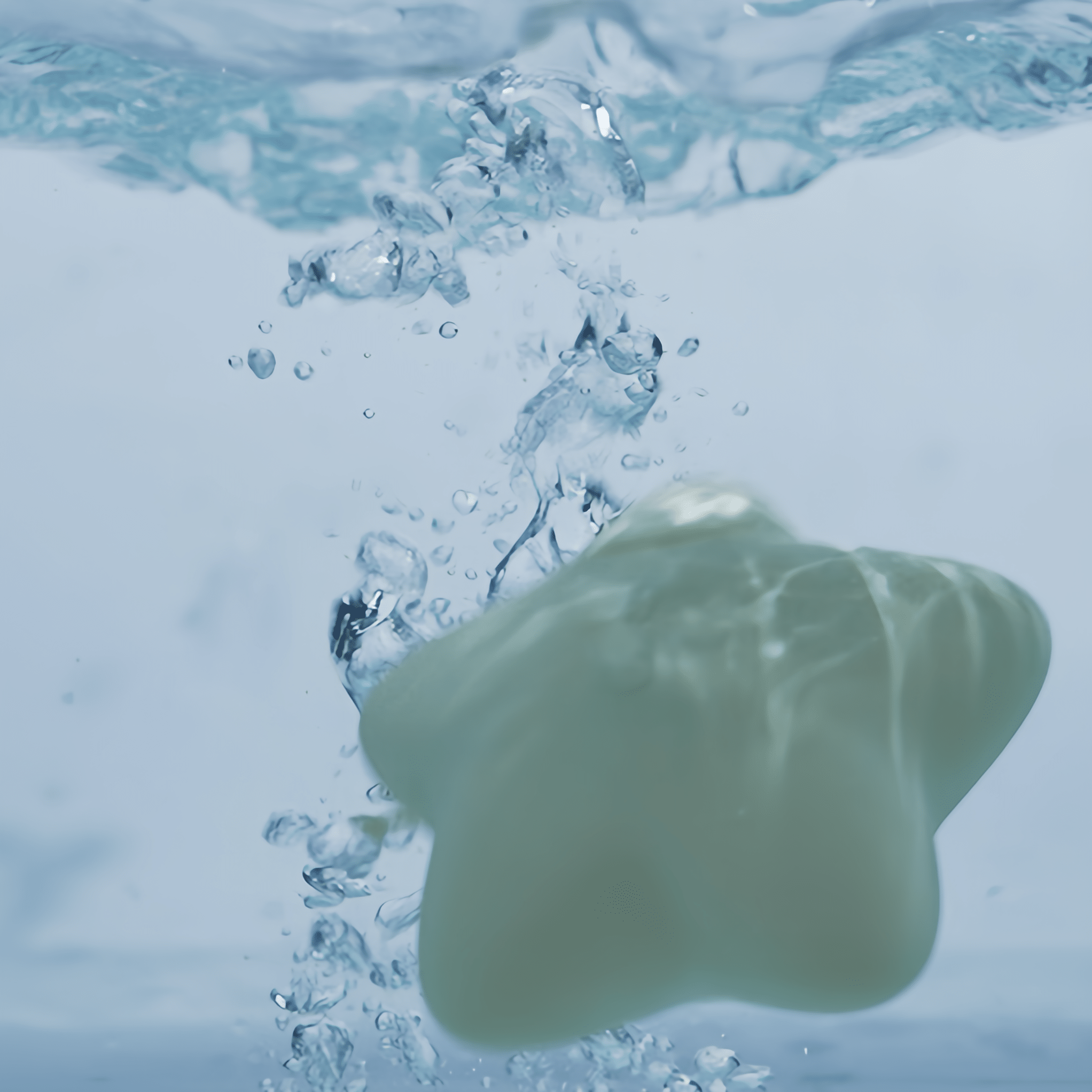 A close-up of the food-grade silicone surface, showing its soft, skin-friendly, and gentle feel.