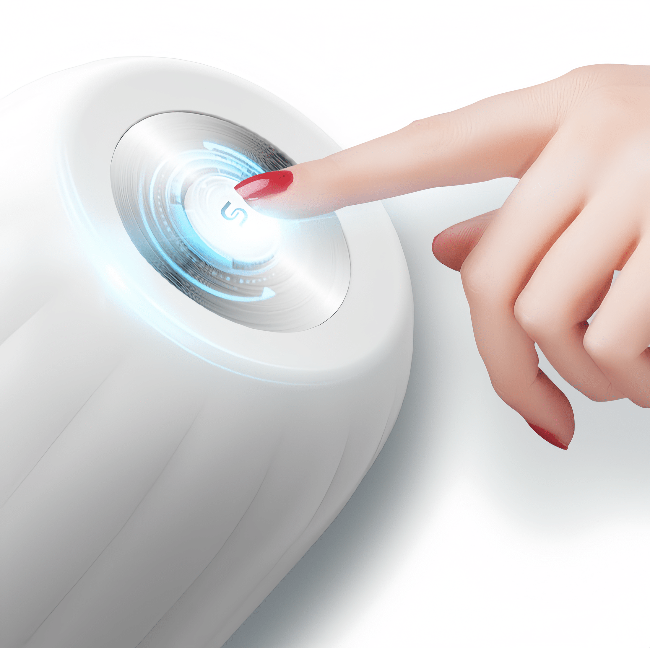 A close-up of the physical buttons on the device: one-touch switching of suction strength, vibration mode, and start/stop operation are intuitive and convenient.