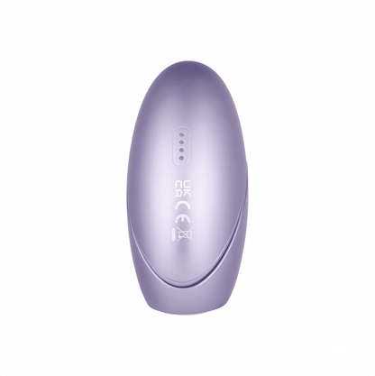SVAKOM's Starry Sky Projection Vibrator comes in a metallic lilac color scheme. It measures 110*42*84mm and weighs 160g. Made from a combination of silicone and ABS.
