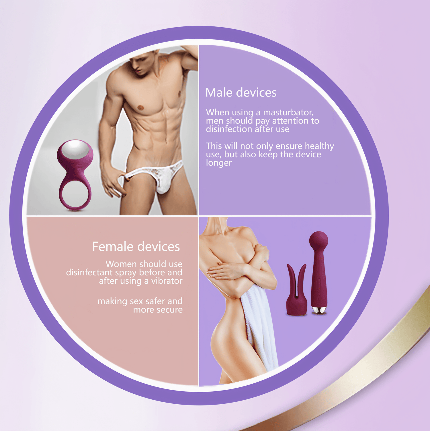 Multi-device suitable scenarios: Airplane cup/massage stick/anal plug disinfection demonstration