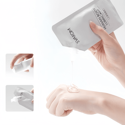 Close-up of the refreshing, hydrating texture - Transparent, watery, non-sticky