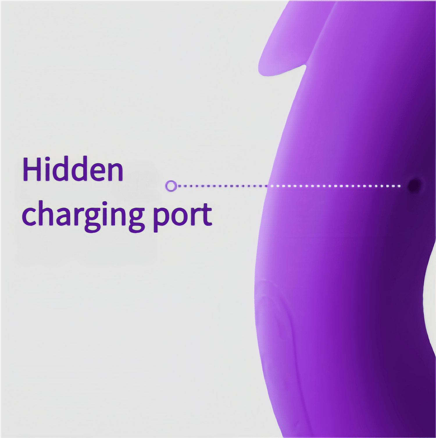 The hidden charging port eliminates any foreign object sensation. The 300mAh battery provides 1 hour of battery life and an extended standby time of ≥5 months.