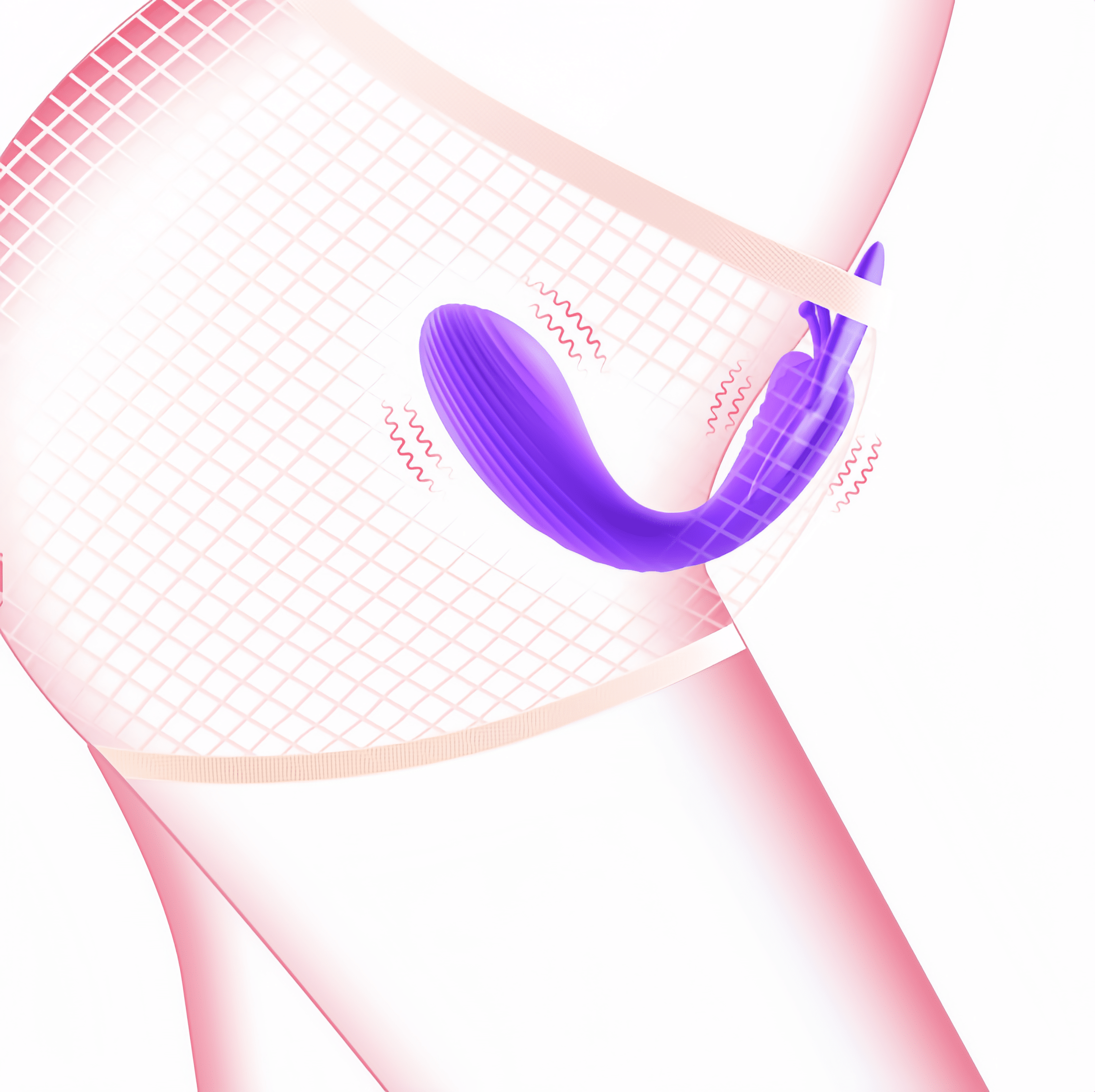 Image of the product's discreet wearability. The ergonomic design allows for a seamless fit and is suitable for use in public places like classrooms and subways.