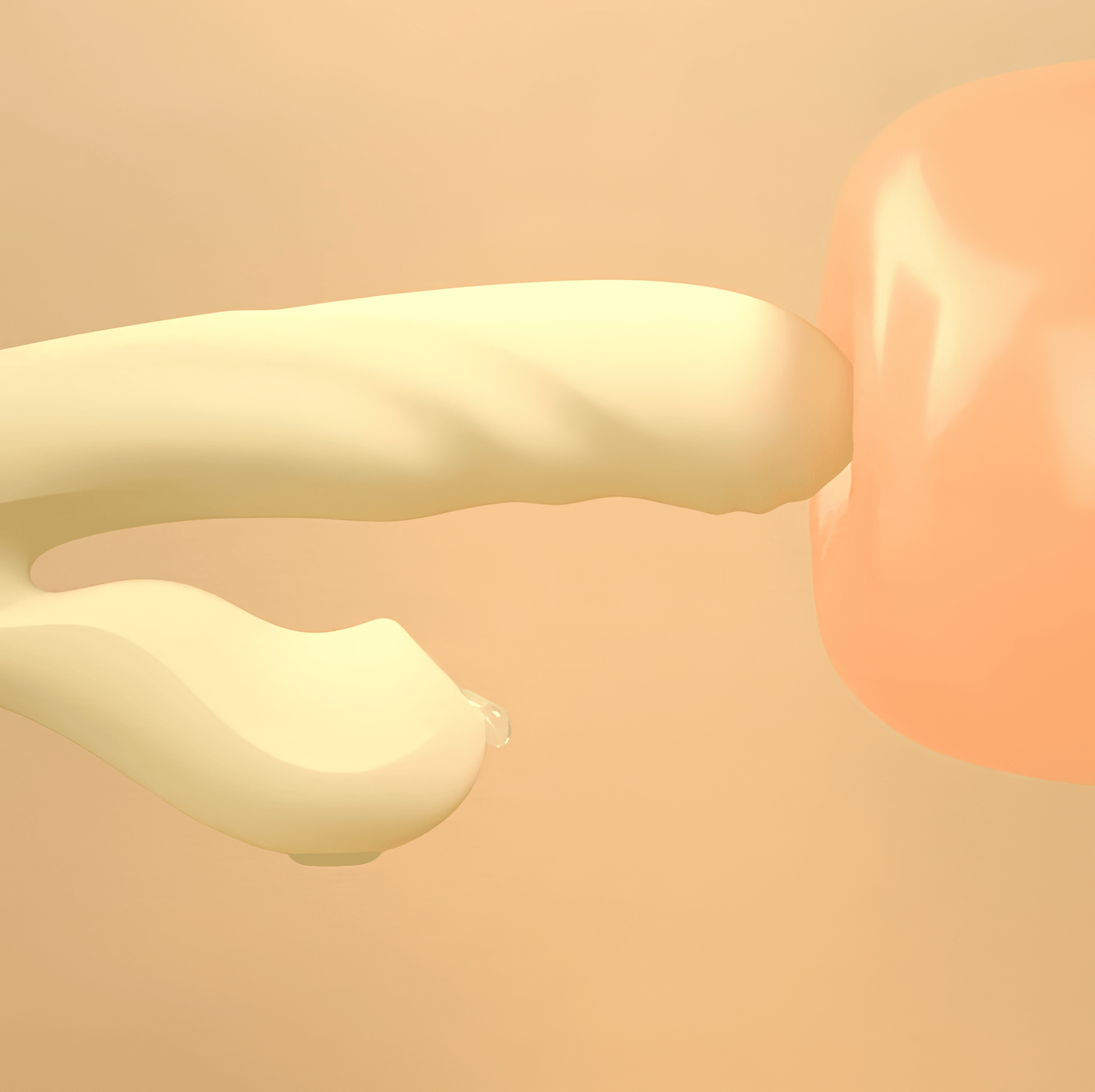 A close-up of the ergonomic shape, specifically tailored for Asian women, with a 5cm depth for a perfect fit.