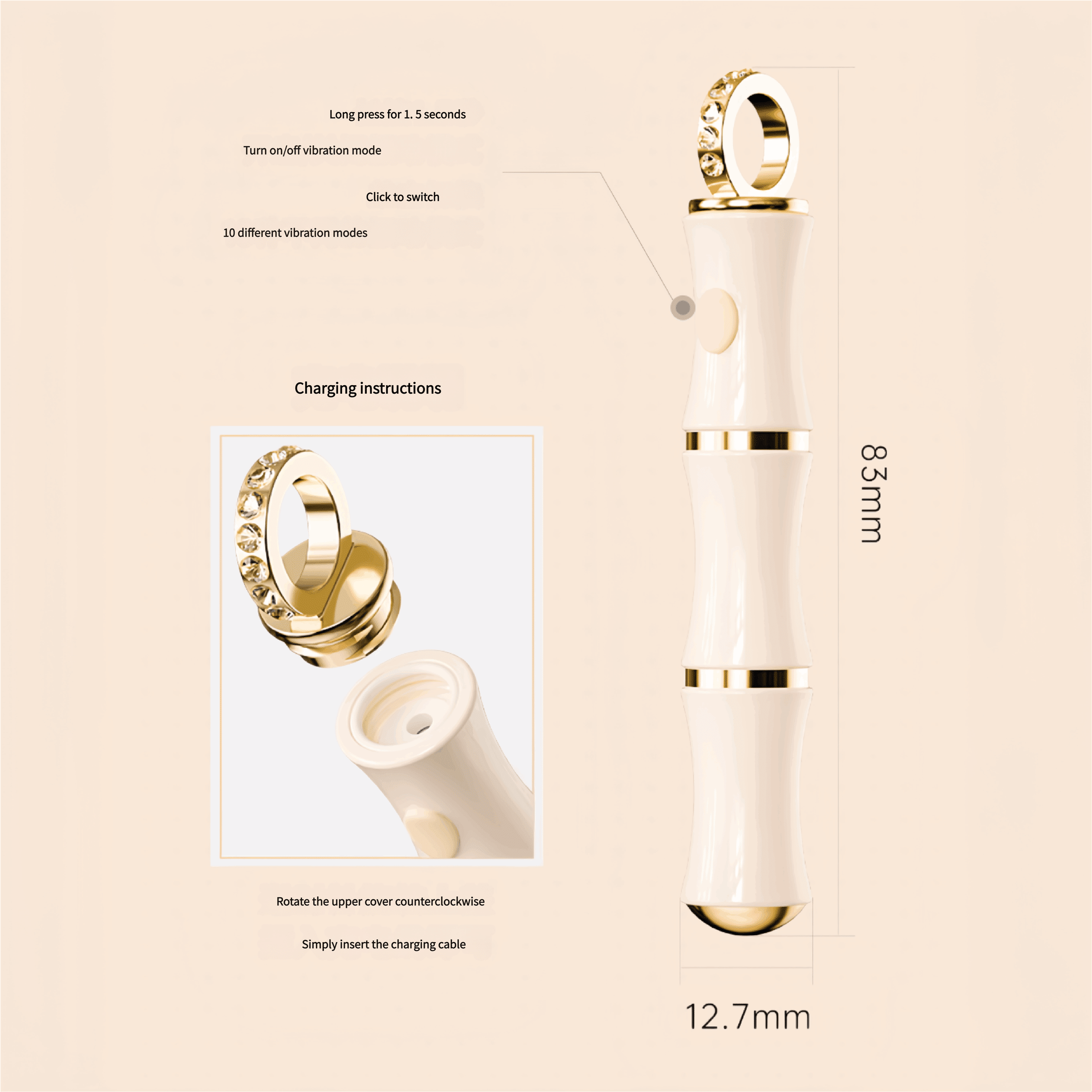 Magnetic charging demonstration: Fast charging in ≤1 hour, meeting short-term, high-frequency use needs.