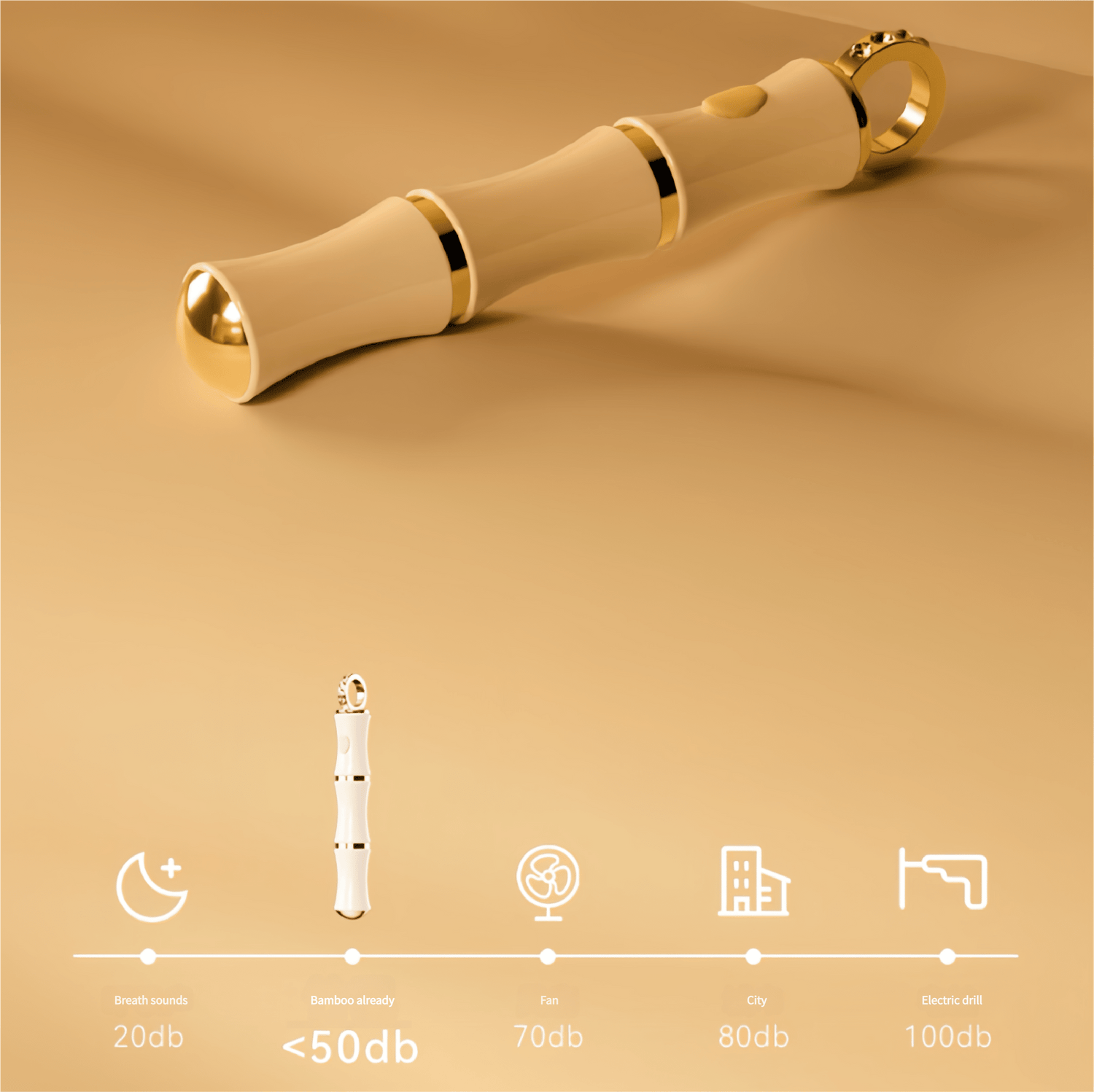 Silent operation technology: Less than 50 decibels, only slightly higher than Breathing sound ensures discreet use in any situation.