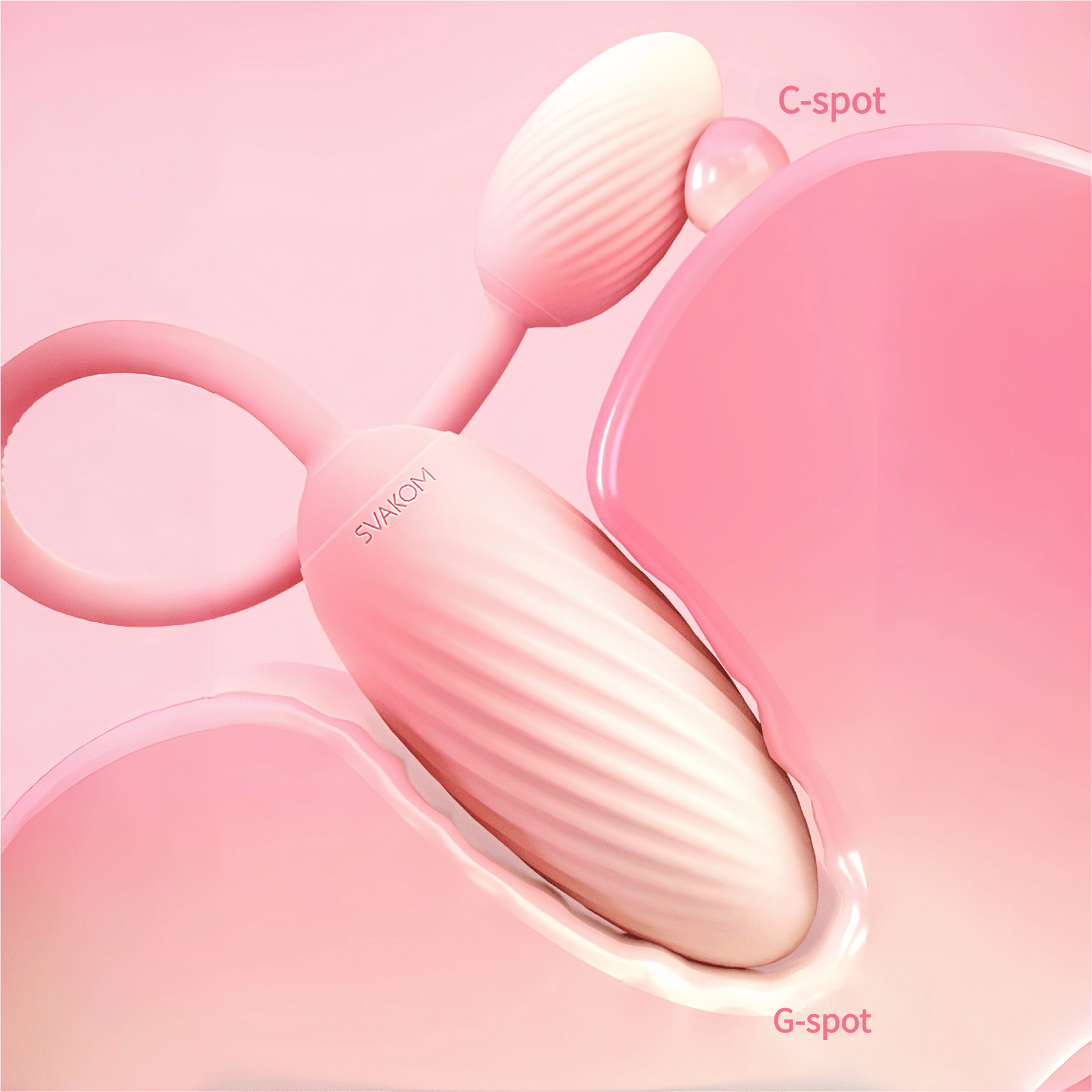 Demonstrating dual front and rear motor technology, it simultaneously stimulates the C-spot and G-spot, achieving dual internal and external vibrations for combined pleasure.