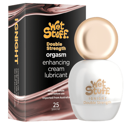 Wet Stuff IGNIGHT Double Strength Orgasm Enhancer 25g, a 39-year-old Australian brand, TGA Class I medical device certified