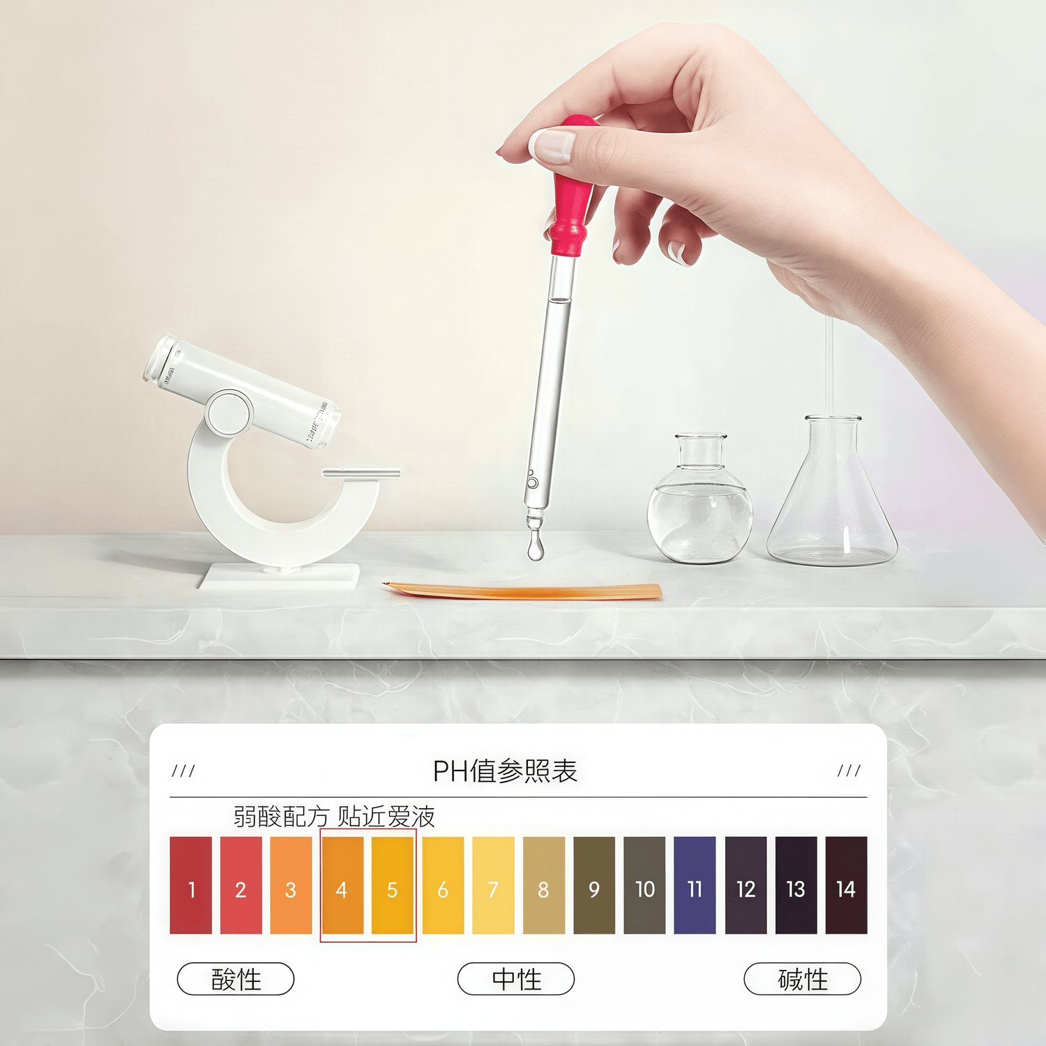 Weakly acidic pH value (3.8-4.2) matches the natural environment of vaginal fluid, balancing vaginal pH and preventing inflammation.